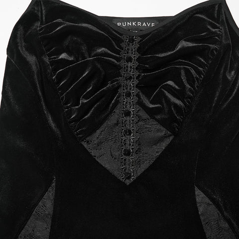 Gothic-Kleid mit dunklem Herzchen