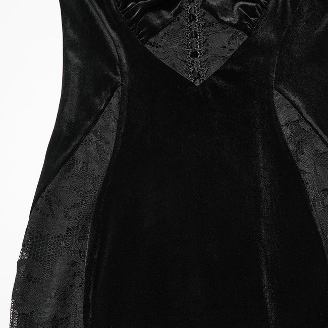 Gothic-Kleid mit dunklem Herzchen