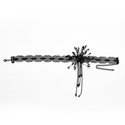 GOTH Blutstropfen-Halsband