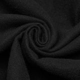 Winter Wollmantel Lang Schwarz Gothic Mantel Für Frauen Zwei Tragen Kunstpelzmantel