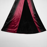 Schlaghose mit Gothic-Farbverlaufsdruck