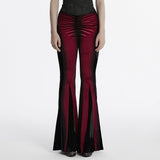 Schlaghose mit Gothic-Farbverlaufsdruck