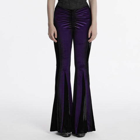 Schlaghose mit Gothic-Farbverlaufsdruck
