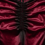 Schlaghose mit Gothic-Farbverlaufsdruck