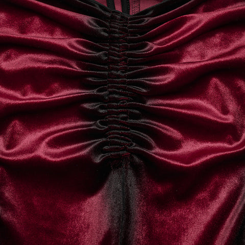 Schlaghose mit Gothic-Farbverlaufsdruck
