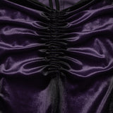 Schlaghose mit Gothic-Farbverlaufsdruck