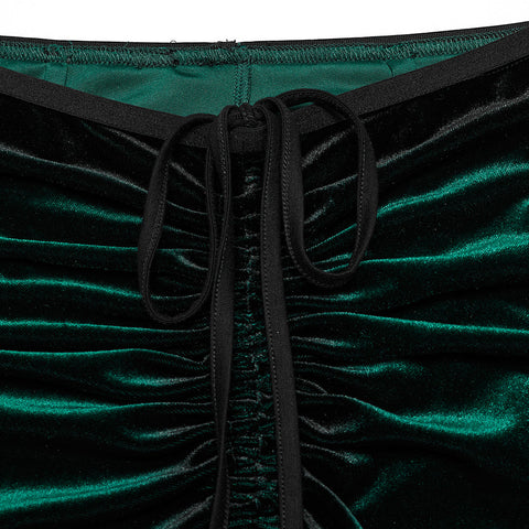 Schlaghose mit Gothic-Farbverlaufsdruck