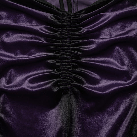 Schlaghose mit Gothic-Farbverlaufsdruck