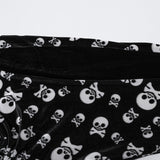 Schlaghose mit Gothic-Totenkopf