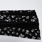 Schlaghose mit Gothic-Totenkopf