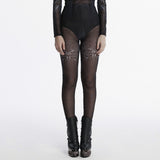 Hose mit Cyber Skull Farbverlaufsdruck