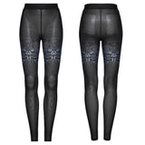 Hose mit Cyber Skull Farbverlaufsdruck