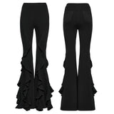 Gothic Alltags-Schlaghose