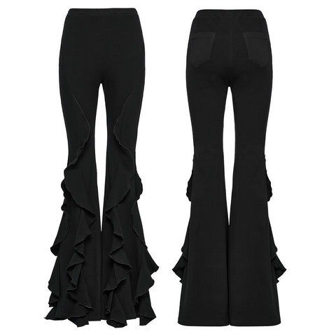 Gothic Alltags-Schlaghose