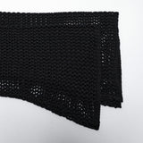 Strickkleid mit Punk-Totenkopf