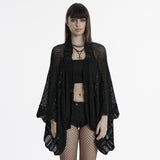 Goth ausgehöhlte Strickjacke