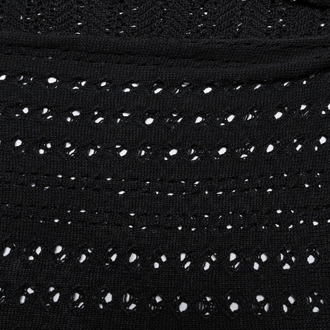 Goth ausgehöhlte Strickjacke