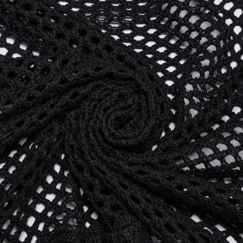 Goth ausgehöhlte Strickjacke
