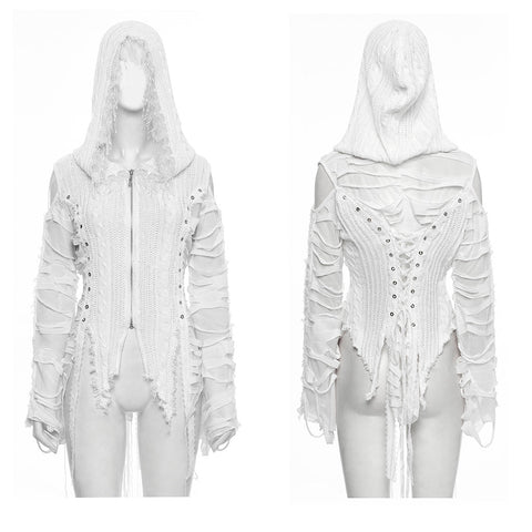 Dekadenter Gothic Wollmantel