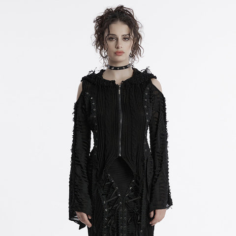 Dekadenter Gothic Wollmantel
