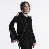 Dekadenter Gothic Wollmantel
