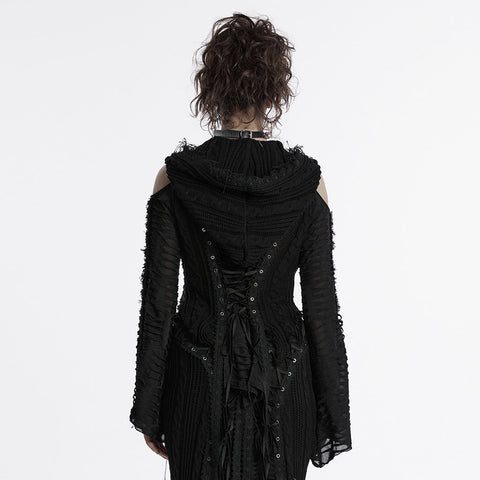 Dekadenter Gothic Wollmantel
