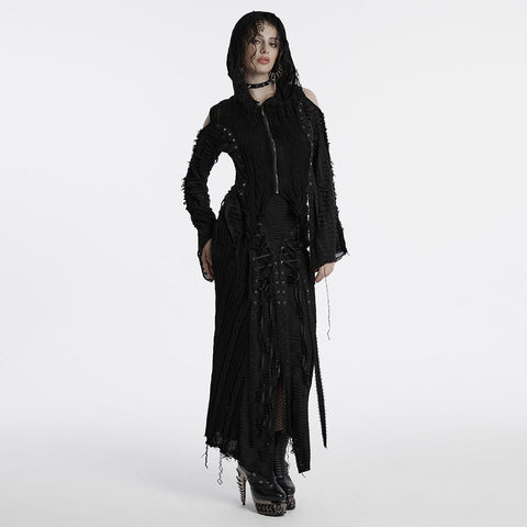 Dekadenter Gothic Wollmantel