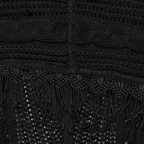Dekadenter Gothic Wollmantel