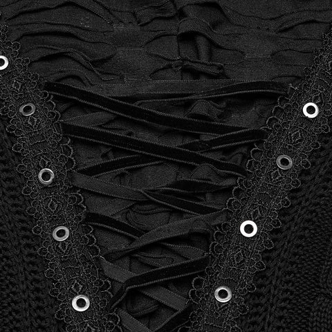 Dekadenter Gothic Wollmantel