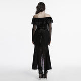 Sexy Gothic-Netzkleid
