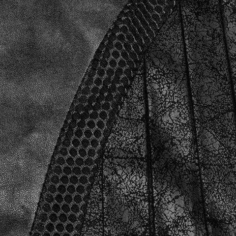 Punk personalisierter Plissee-Lederrock