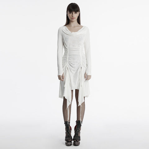 Punk-Kleid mit Swingkragen