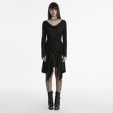 Punk-Kleid mit Swingkragen