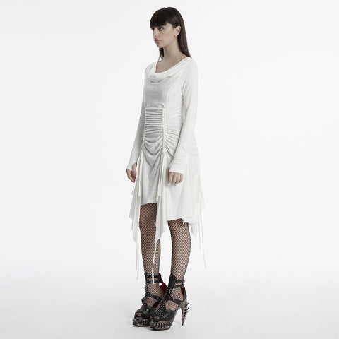 Punk-Kleid mit Swingkragen