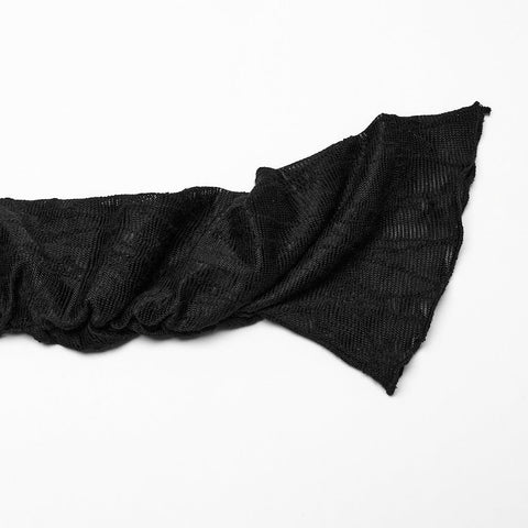 Punk Unregelmäßiges Kapuzenkleid