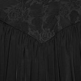 Elegantes Gothic-Spitzenkleid mit V-Ausschnitt