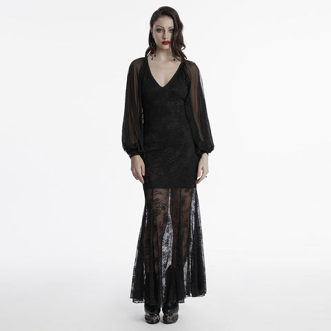 Gothic-Nacht-Fledermauskleid