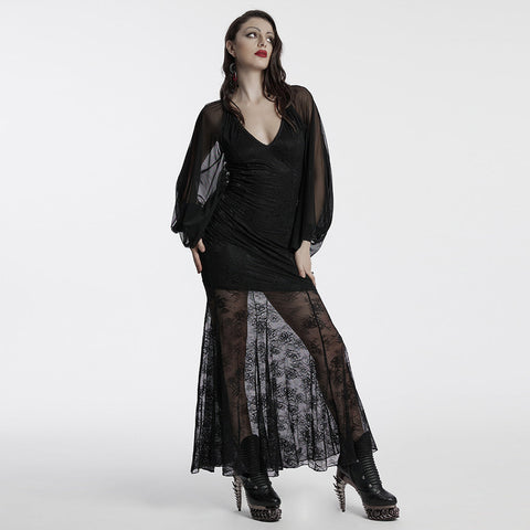 Gothic-Nacht-Fledermauskleid