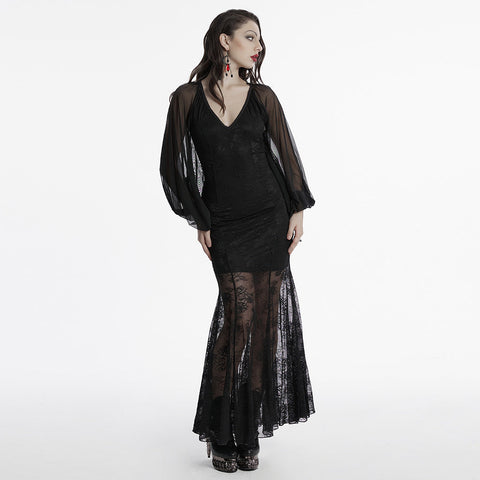 Gothic-Nacht-Fledermauskleid