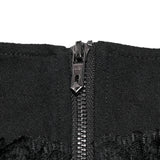Punk-Faltenlederrock