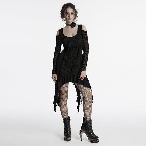 Gothic-Nacht-Fledermauskleid