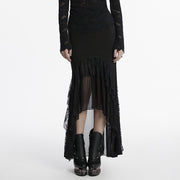 Gestrickter asymmetrischer Gothic-Rock