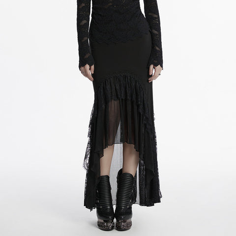 Gestrickter asymmetrischer Gothic-Rock