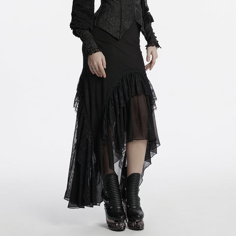 Gestrickter asymmetrischer Gothic-Rock