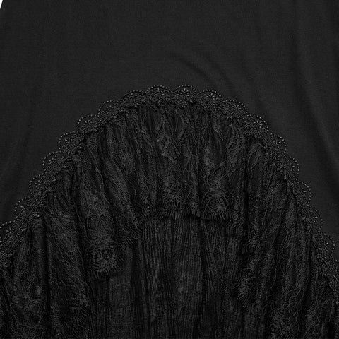 Gestrickter asymmetrischer Gothic-Rock