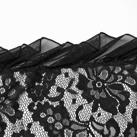Gothic Alltagskleid aus Spitze