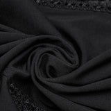 Gothic Kleid mit unregelmäßigem Spleißmuster