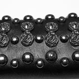 Goth Rose Nietentasche