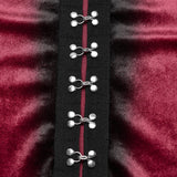 T-Shirt aus Samt mit Gothic-Farbverlaufsdruck
