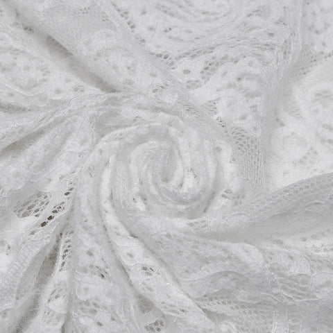 Gothic-T-Shirt mit Stehkragen und Spitze